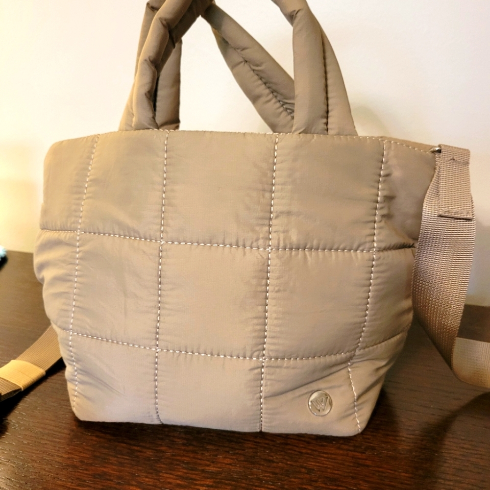 Stylish Tan Quilted Women's Bag